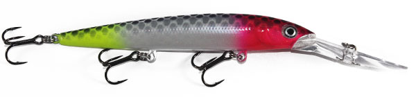 UV Treated, custom-painted Body Baits.