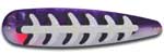Warrior Lures 095 Purple Dragon Slayer trolling / fishing spoons.  Muskee, Salmon, Lake Trout, Steelhead trolling / fishing spoons.