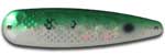 Warrior Lures 109 Teal Alewife trolling / fishing spoons. Muskee, Salmon, Lake Trout, Steelhead trolling / fishing spoons.