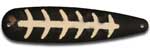 Warrior Lures 231 Bone Crusher Hot Glow trolling / fishing spoons. Hot Glow Muskee, Salmon, Lake Trout, Steelhead trolling / fishing spoons. Glow for 3 hours!