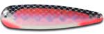 Warrior Lures 255 Chieftain Hot Glow trolling / fishing spoons. Hot Glow Muskee, Salmon, Lake Trout, Steelhead trolling / fishing spoons. Glow for 3 hours!