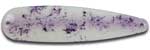 Warrior Lures 258 Purple Splatter Hot Glow trolling / fishing spoons. Hot Glow Muskee, Salmon, Lake Trout, Steelhead trolling / fishing spoons. Glow for 3 hours!