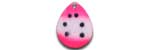 Warrior Lures 059 Pink Squirrel trolling / fishing spoons. Salmon, Lake Trout, Steelhead trolling / fishing spoons.