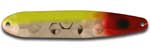 Warrior Lures FL 010 Clown Flutter fishing spoons. Salmon, SteelHead and Walleye fishing spoons.