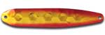 Warrior Lures FL 117 Red Thunder Flutter fishing spoons. Salmon, SteelHead and Walleye fishing spoons.