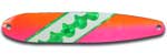 Warrior Lures FL 120 Jellybean Flutter fishing spoons. Salmon, SteelHead and Walleye fishing spoons.