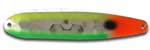Warrior Lures FL 016 Mixed Veggies Flutter fishing spoons. Salmon, SteelHead and Walleye fishing spoons.