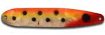 Warrior Lures FL 036 Naughty Natalee Flutter fishing spoons. Salmon, SteelHead and Walleye fishing spoons.