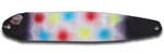 Warrior Lures FL 098 UV Obama Flutter fishing spoons. Salmon, SteelHead and Walleye fishing spoons.