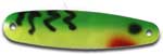 Warrior Lures LW015 Fire Tiger Little Warrior fishing spoons. Bass and Walleye fishing spoons.