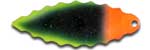 Warrior Lures 104 Hallo-Weenie Willow Leaf fishing blades. Bass and Walleye fishing blades.