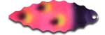 Warrior Lures 109 Pink P.J.'s Willow Leaf fishing blades. Bass and Walleye fishing blades.