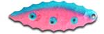 Warrior Lures 067 Blue Magoo Willow Leaf fishing blades. Bass and Walleye fishing blades.