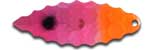 Warrior Lures 078 Pink Eye Willow Leaf fishing blades. Bass and Walleye fishing blades.