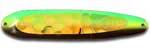 Warrior Lures XL 188N Black Yellowtail Flutter fishing spoons.  Salmon, SteelHead and Walleye fishing spoons.