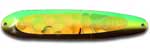 Warrior Lures XL 188N Black Yellowtail Flutter fishing spoons. Salmon, SteelHead and Walleye fishing spoons.