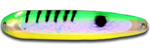 Warrior Lures XL 341NC Psychotic Perch Flutter fishing spoons.  Salmon, SteelHead and Walleye fishing spoons.